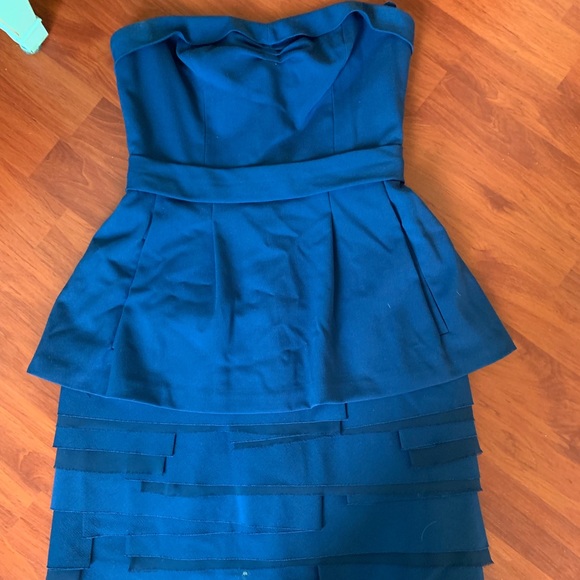 BCBGMaxAzria Dresses & Skirts - NWOT Blue BCBG Max Azria Strapless Blue Dress Sz 2 BCBGMaxAzria Dresses & Skirts - NWOT Blue BCBG Max Azria Strapless Blue Dress Sz 2